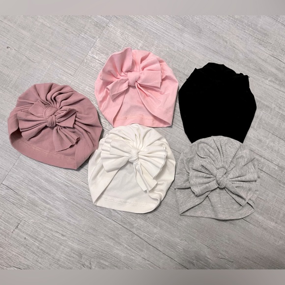New 5pk baby/toddler turban hats - Picture 2 of 6